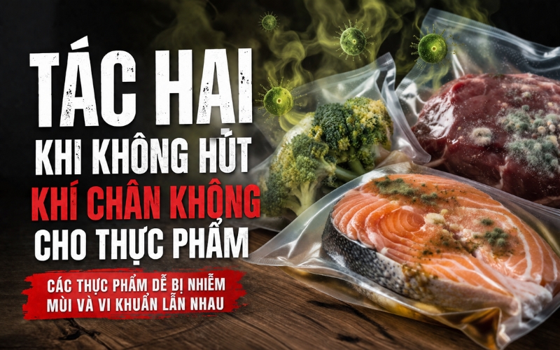 Các thực phẩm dễ bị nhiễm mùi và vi khuẩn lẫn nhau