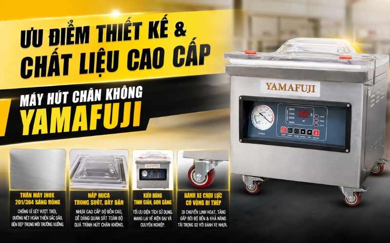 Chất liệu cao cấp, thiết kế máy thông minh, hiện đại