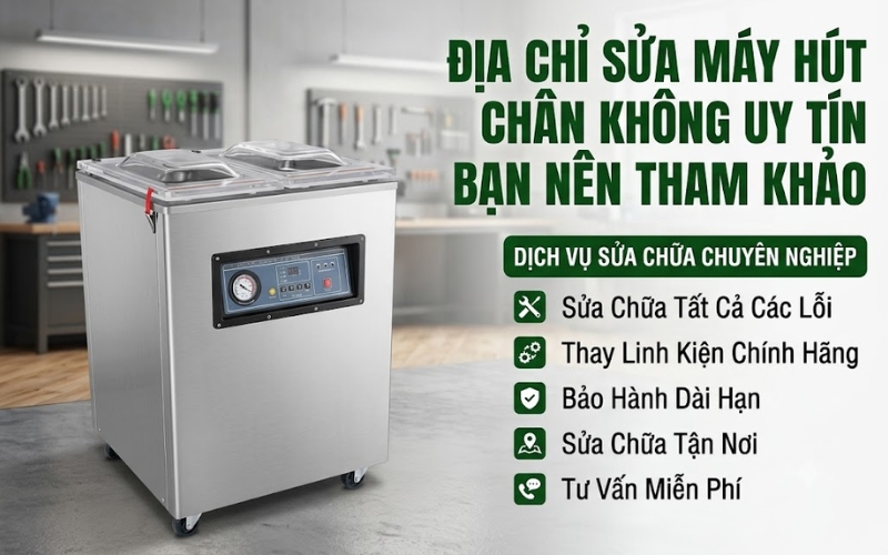 Địa Chỉ Sửa Máy Hút Chân Không Uy Tín Bạn Nên Tham Khảo
