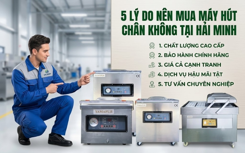 Giá máy ép chân không luôn luôn tốt