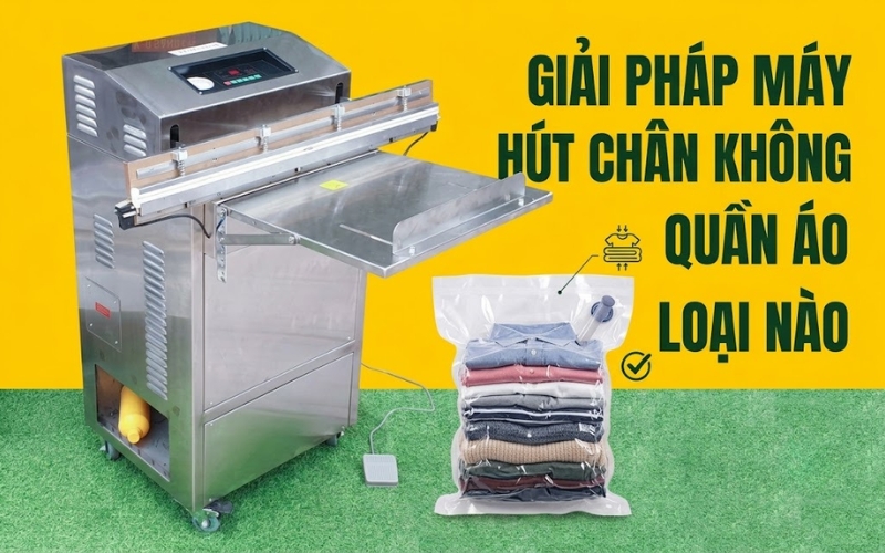 Giải pháp máy hút chân không quần áo loại nào tốt?
