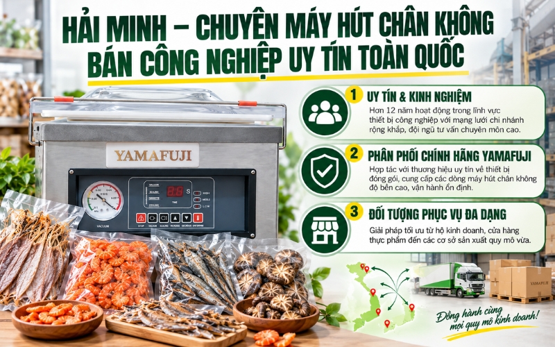 Hải Minh - Chuyên bán máy hút chân không bán công nghiệp uy tín toàn quốc