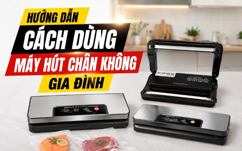 Hướng dẫn cách dùng máy hút chân không gia đình