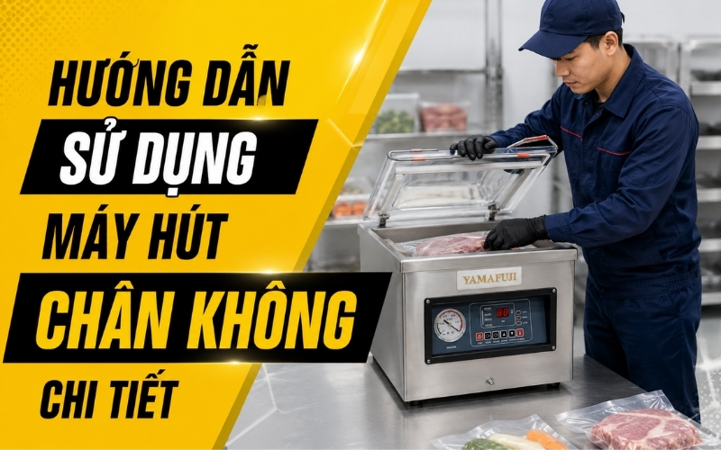 Hướng dẫn sử dụng máy hút chân không chi tiết
