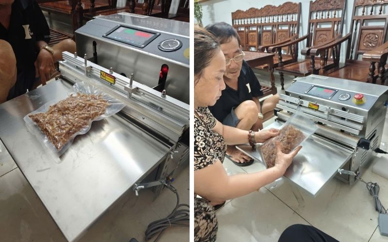 Hút chân không thực phẩm khô
