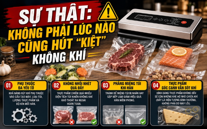 Không phải lúc nào cũng hút “kiệt” không khí