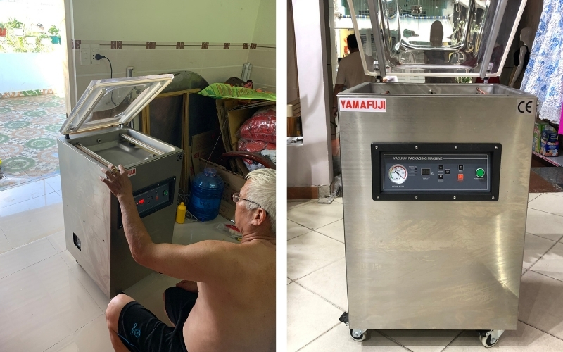 Kiểm tra chất liệu, kết cấu của máy hút chân không