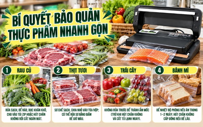 Làm thế nào để bảo quản rau củ tươi lâu hơn?