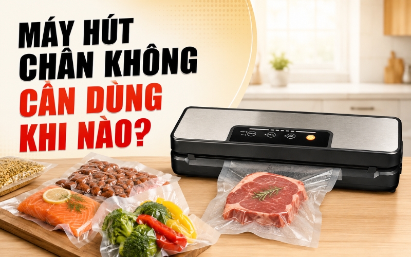 Máy hút chân không cần dùng khi nào?