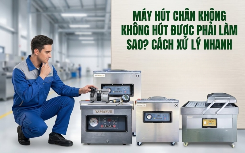 Máy Hút Chân Không Không Hút Được Phải Làm Sao?
