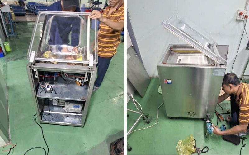 Máy phát ra tiếng ồn lạ hoặc rung lắc dữ dội