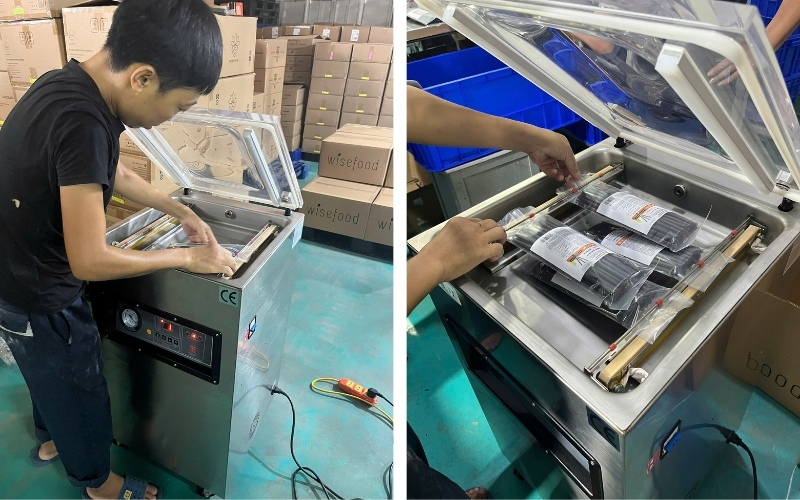 Những lưu ý trong quá trình sử dụng máy ép chân không