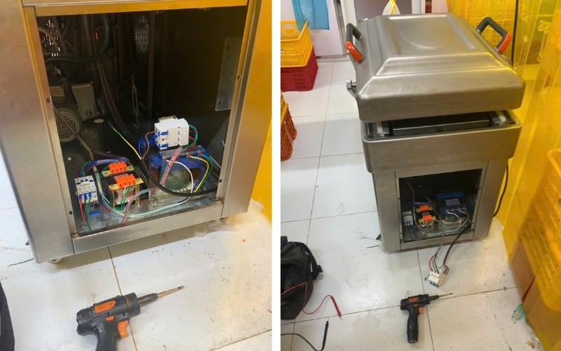 Quy trình sửa máy hút chân không tại benhvienmaycokhi.vn