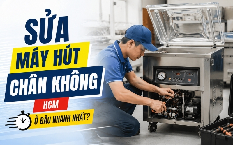 Sửa máy hút chân không HCM ở đâu nhanh - giá bình ổn
