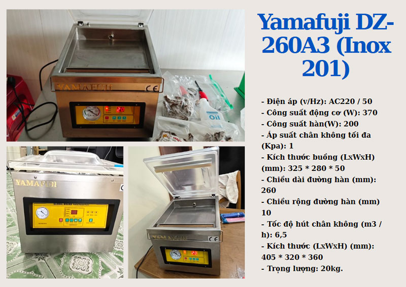 Yamafuji DZ-260A3 (Inox 201)