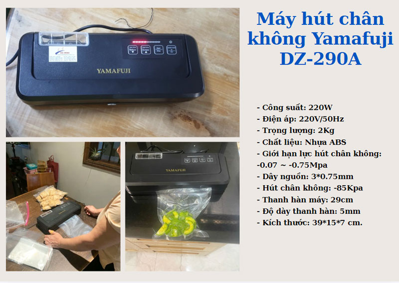 Máy hút chân không Yamafuji DZ-290A