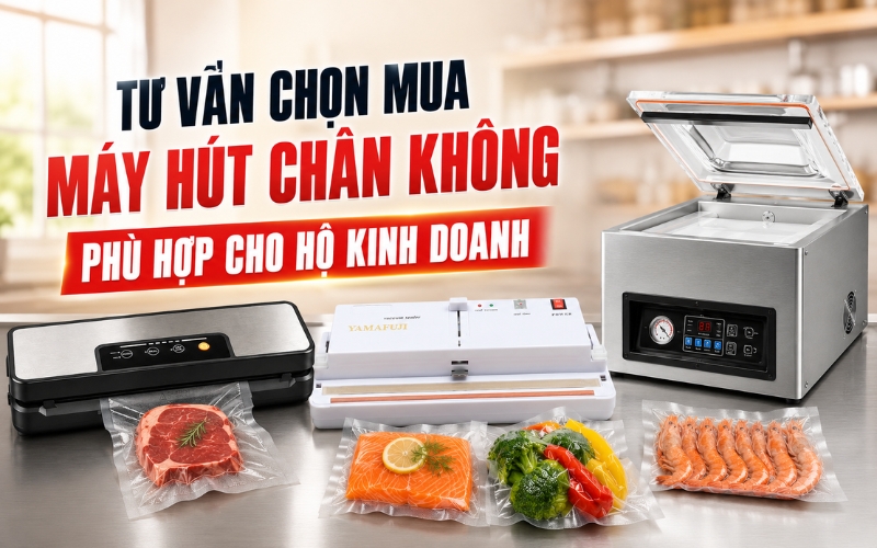 Tư Vấn Chọn Mua Máy Hút Chân Không Phù Hợp Cho Hộ Kinh Doanh