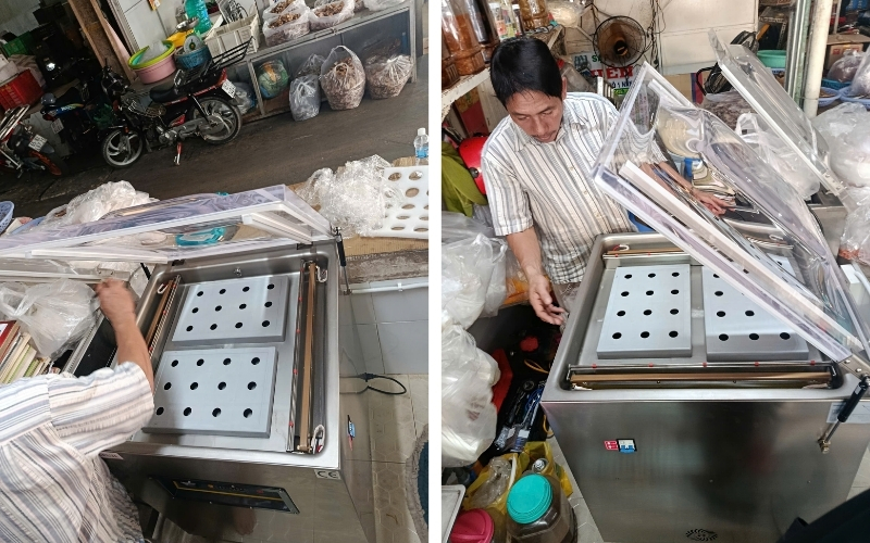 Vận hành máy hút chân không đúng thao tác 