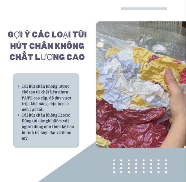 Gợi ý các loại túi hút chân không chất lượng cao Gợi ý các loại túi hút chân không chất lượng cao