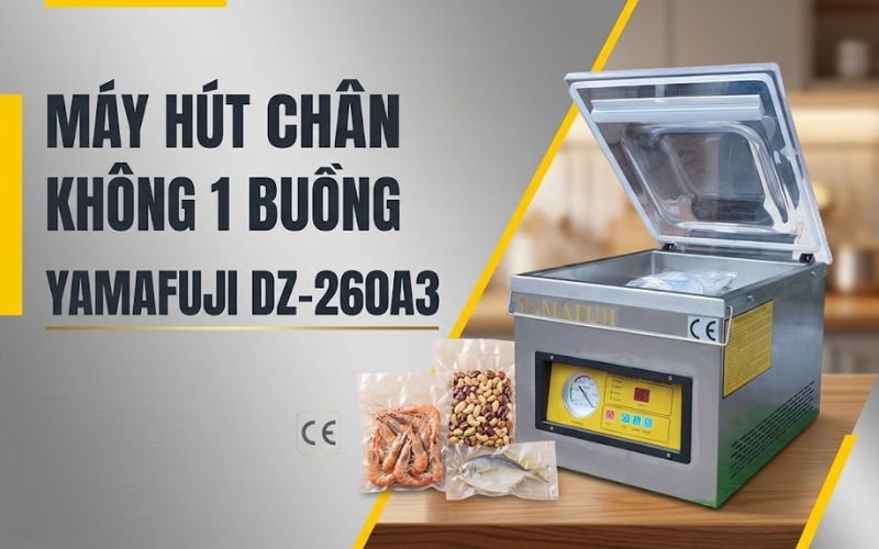 Máy hút chân không Yamafuji DZ-260A3 (Inox 201)