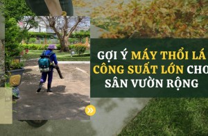 Gợi ý máy thổi lá công suất lớn cho sân vườn rộng