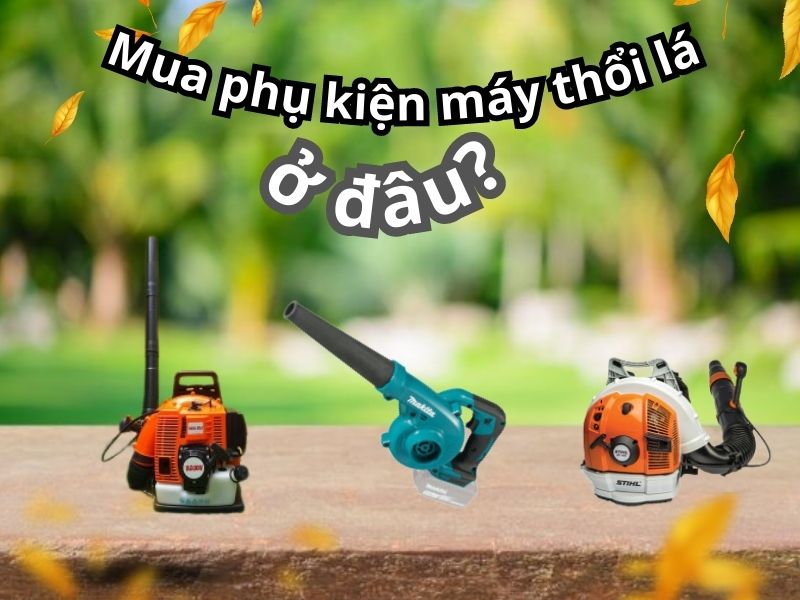 Nên mua phụ tùng máy thổi lá ở đâu?