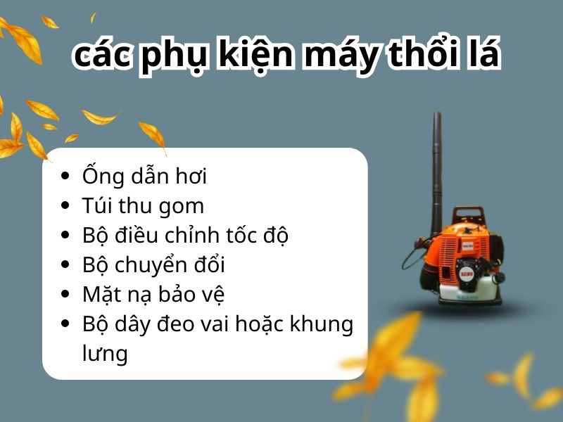 Nên mua phụ tùng máy thổi lá ở đâu?