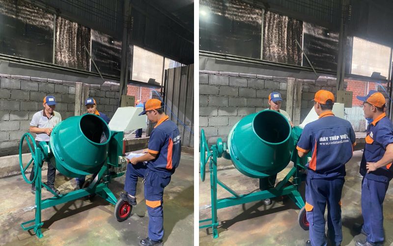 Khách tin dùng máy trộn bê tông 250L HM-F250