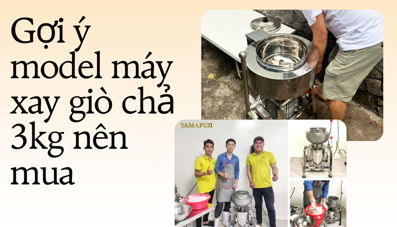 Gợi ý model máy xay giò chả 3kg nên mua Gợi ý model máy xay giò chả 3kg nên mua