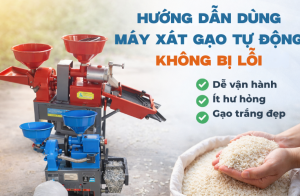Hướng Dẫn Dùng Máy Xát Gạo Tự Động Không Bị Lỗi