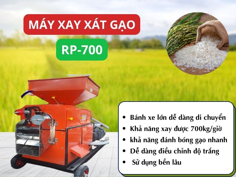 Máy xay xát gạo RP-700 đa chức năng