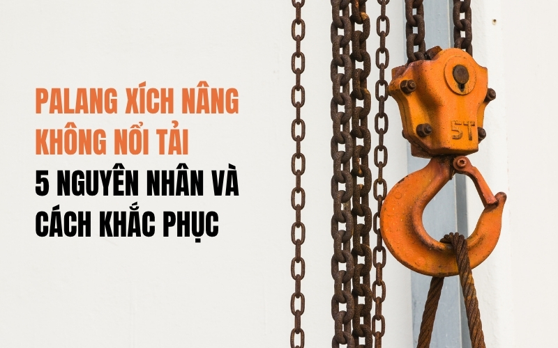 Palang xích nâng không nổi tải - 5 nguyên nhân và cách khắc phục đơn giản