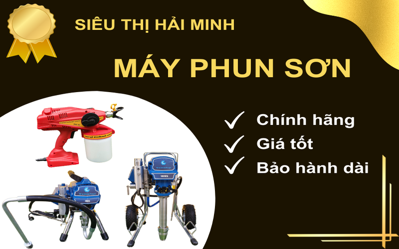 Mua máy phun sơn xây dựng ở đâu để đảm bảo chất lượng