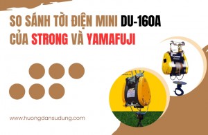 So Sánh Tời Điện Mini DU-160A Của Strong Và Yamafuji