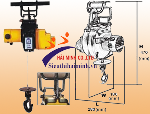 Cách sử dụng tời điện mini SK hiệu quả nhất