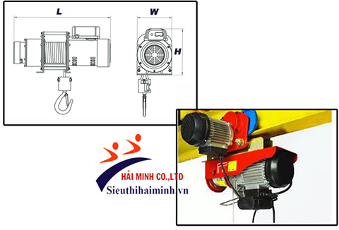 Máy tời Kensen PA500 - 500 kg