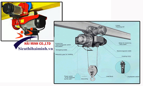 Tời cáp điện di chuyển KENSEN PA 1000A