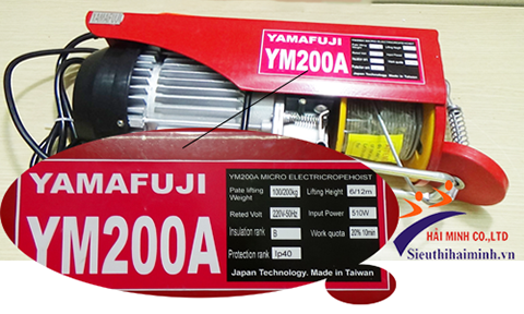 Máy tời điện Yamafuji YM200A