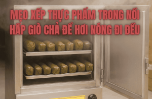 Mẹo Xếp Thực Phẩm Trong Nồi Hấp Giò Chả Để Hơi Nóng Đi Đều