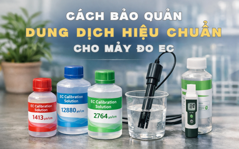 Cách Bảo Quản Dung Dịch Hiệu Chuẩn Cho Máy Đo Ec