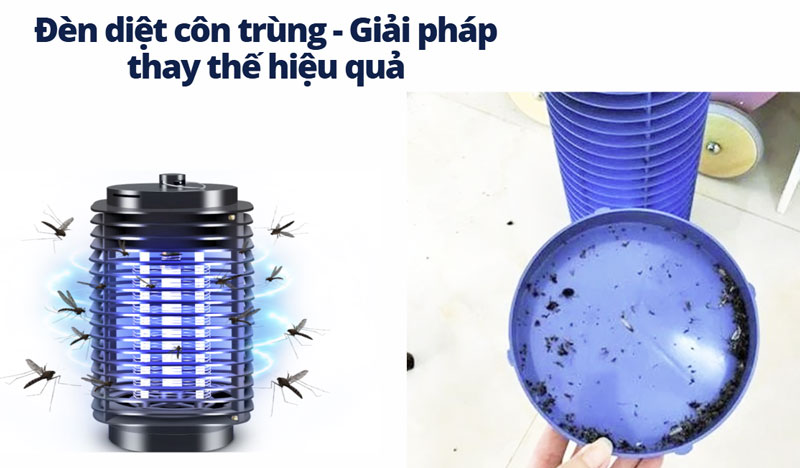 Đèn diệt côn trùng - Giải pháp thay thế hiệu quả