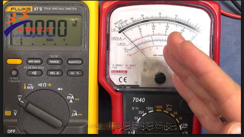 Đồng hồ đo điện vạn năng chỉ thị kim có cấu tạo như thế nào?