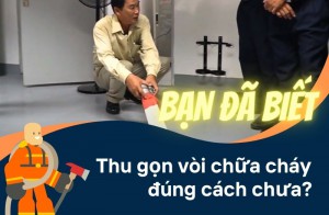 Bạn đã biết cách thu gọn vòi chữa cháy đúng cách chưa?