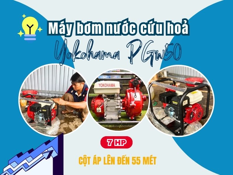 Máy bơm nước cứu hoả Yokohama PGw50