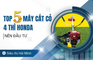 Top 5 máy cắt cỏ 4 thì honda nên đầu tư