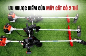 Ưu nhược điểm của máy cắt cỏ 2 thì