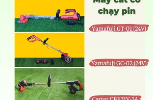 So sánh 3 máy cắt cỏ cầm tay chạy pin HOT nhất