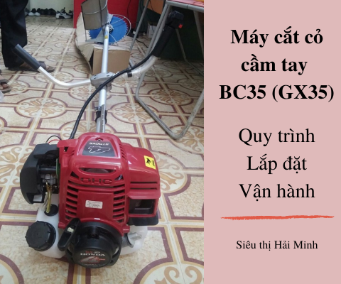 máy cắt cỏ cầm tay BC35 (GX35