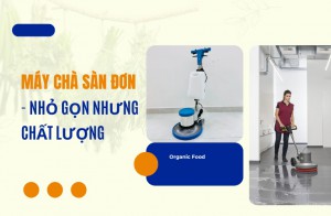 Máy chà sàn đơn nhỏ gọn nhưng chất lượng