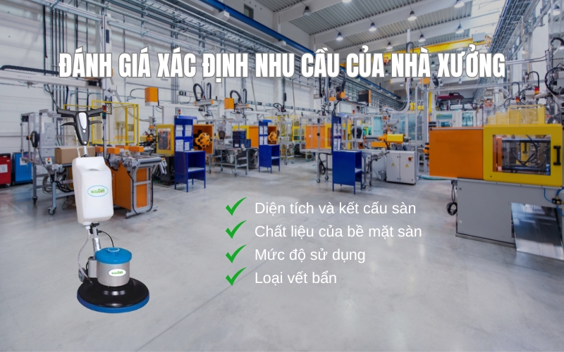 Đánh giá xác định nhu cầu của nhà xưởng